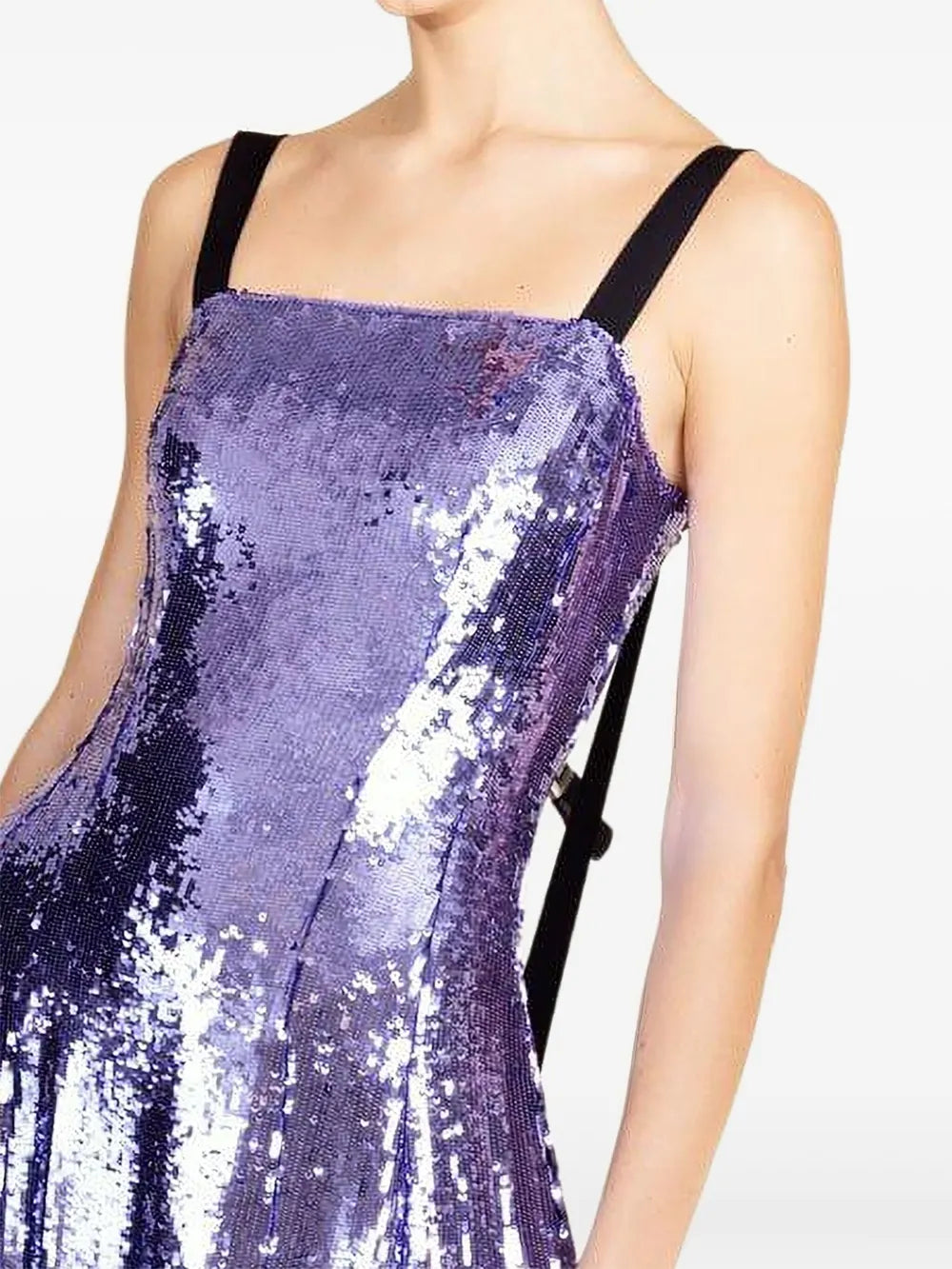 Adam Lippes Giovanna Sequin Embellished Midi Dress