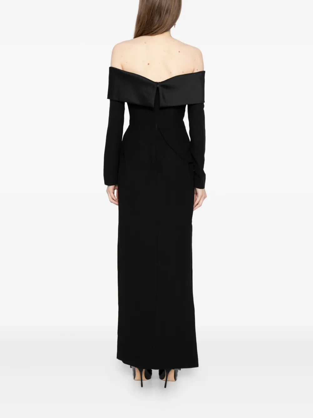 Saiid Kobeisy Crepe Midi Dress