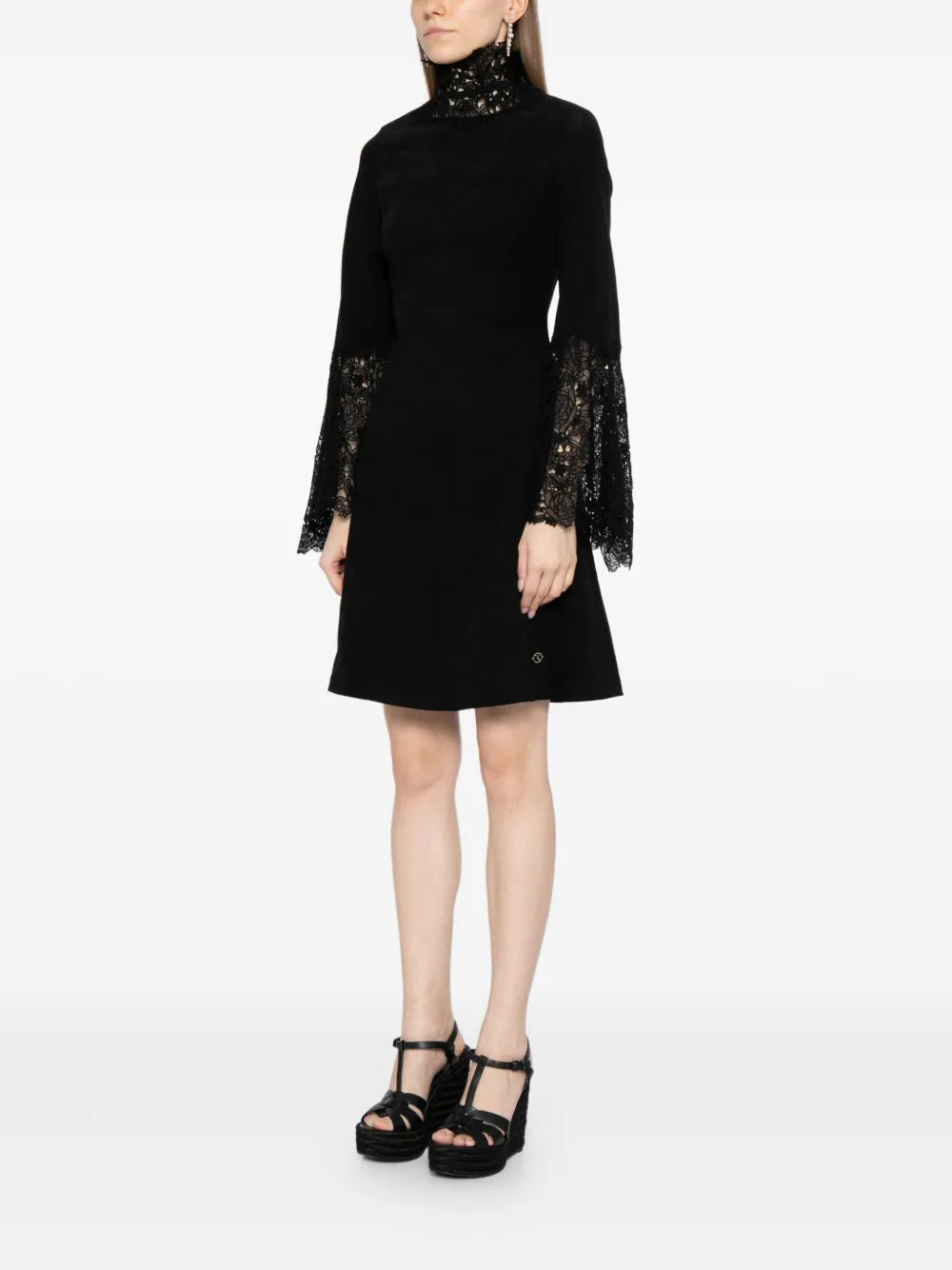 Saiid Kobeisy Logo Patched Dress