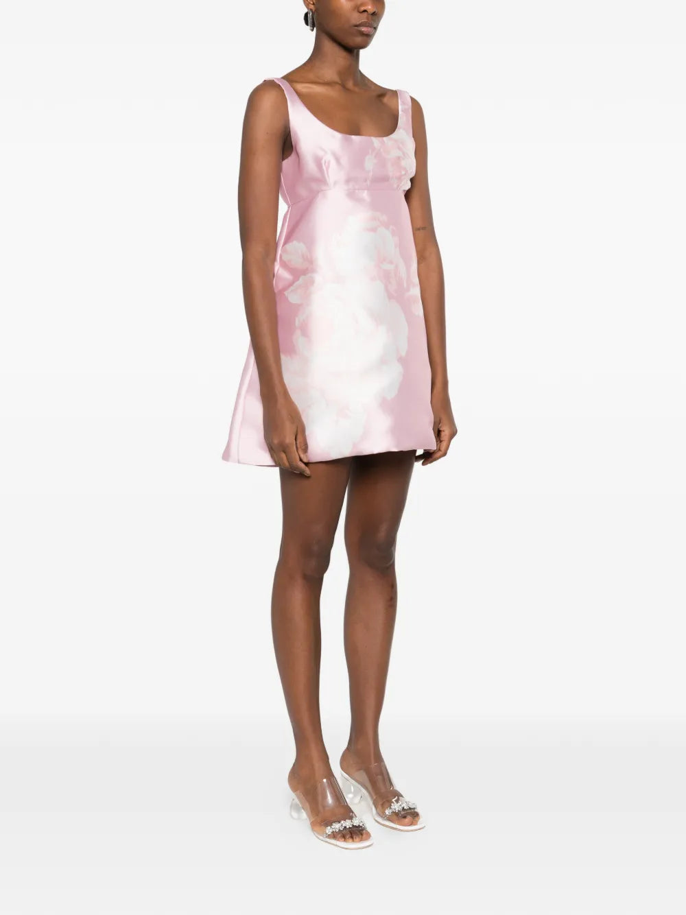 Marquesalmeida Printed Balloon Sleeve Dress