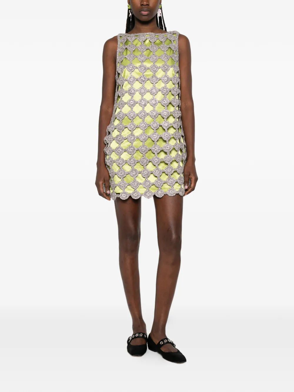 Simon Miller Sina Crochet Mini Dress