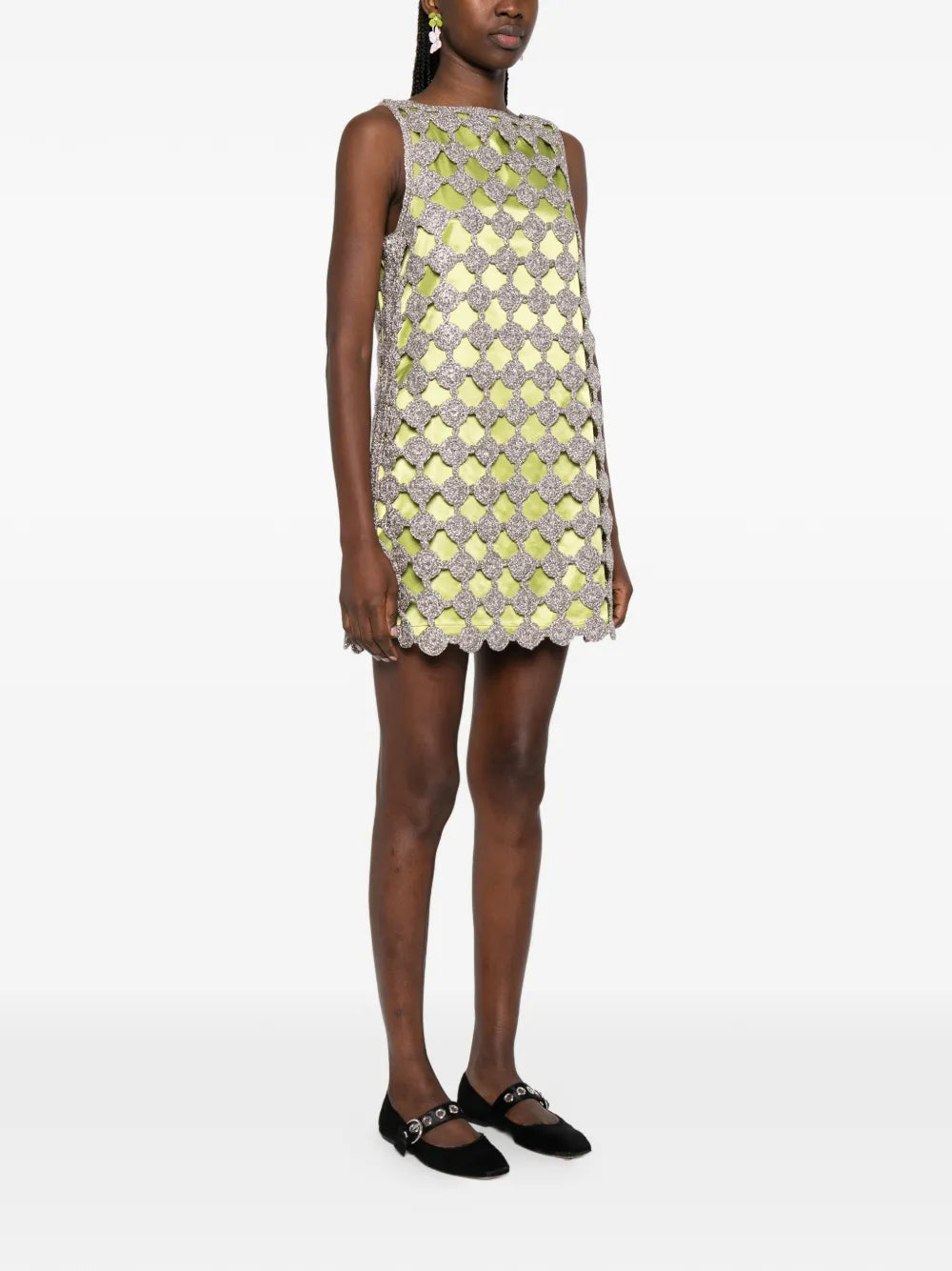 Simon Miller Sina Crochet Mini Dress
