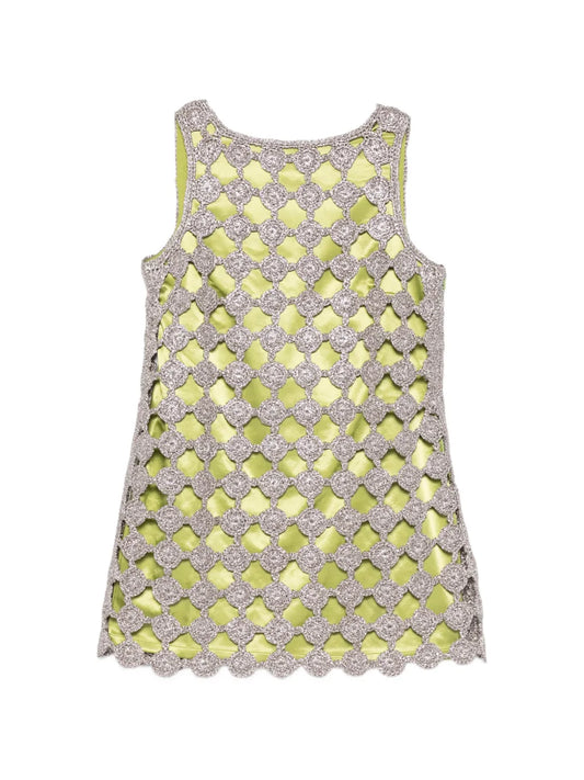 Simon Miller Sina Crochet Mini Dress