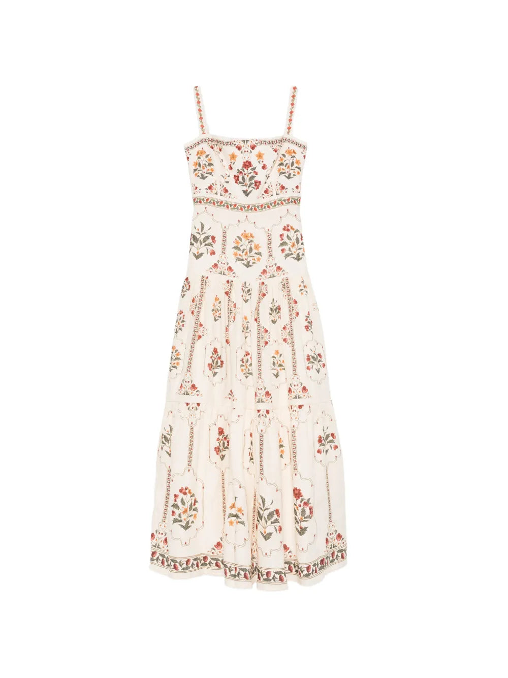 Agua By Agua Bendita Lima Floral Maxi Dress