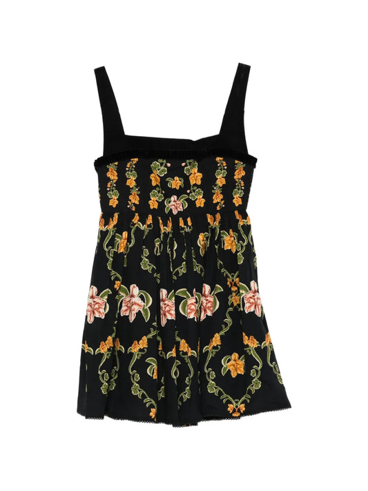 Agua By Agua Bendita Barbara Floral Mini Dress