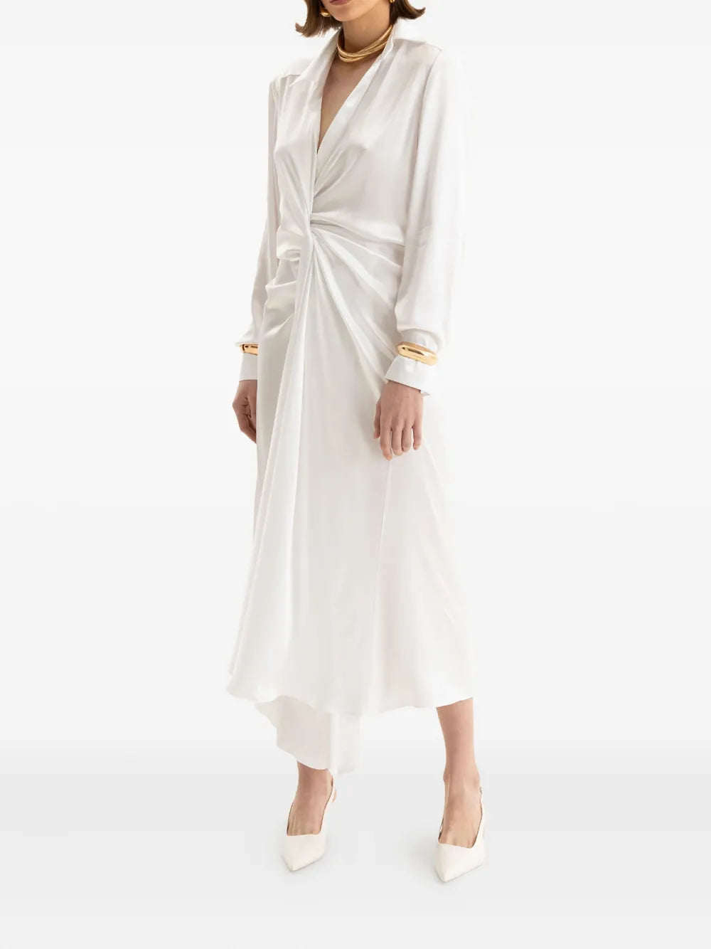 Moos Studio Endless Kiss Maxi Shirt Dress