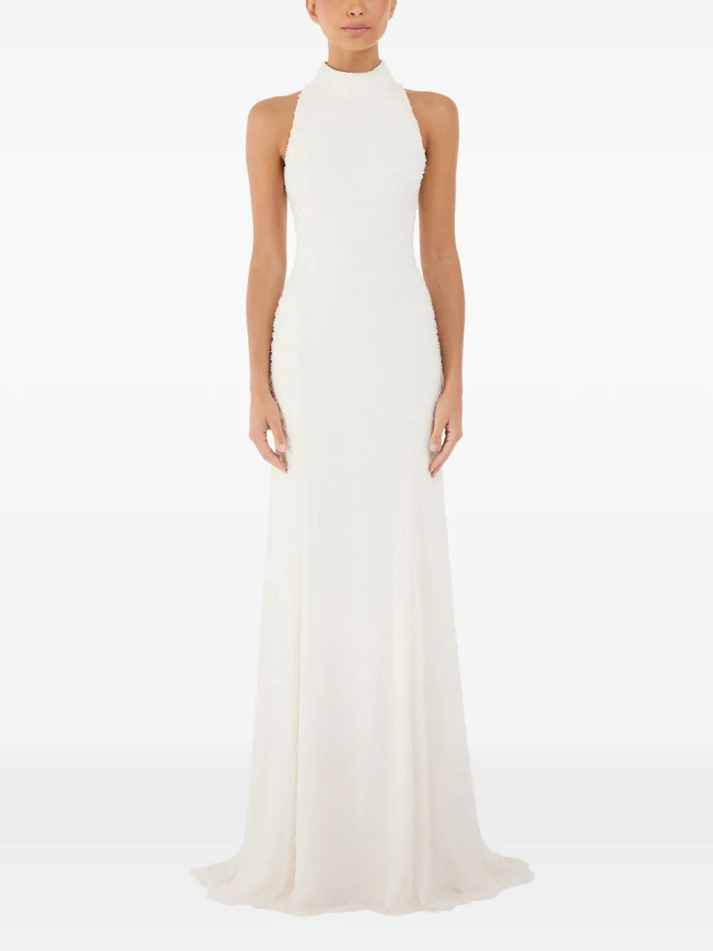 Jenny Packham Mischief Embellished High Neck Maxi Dress