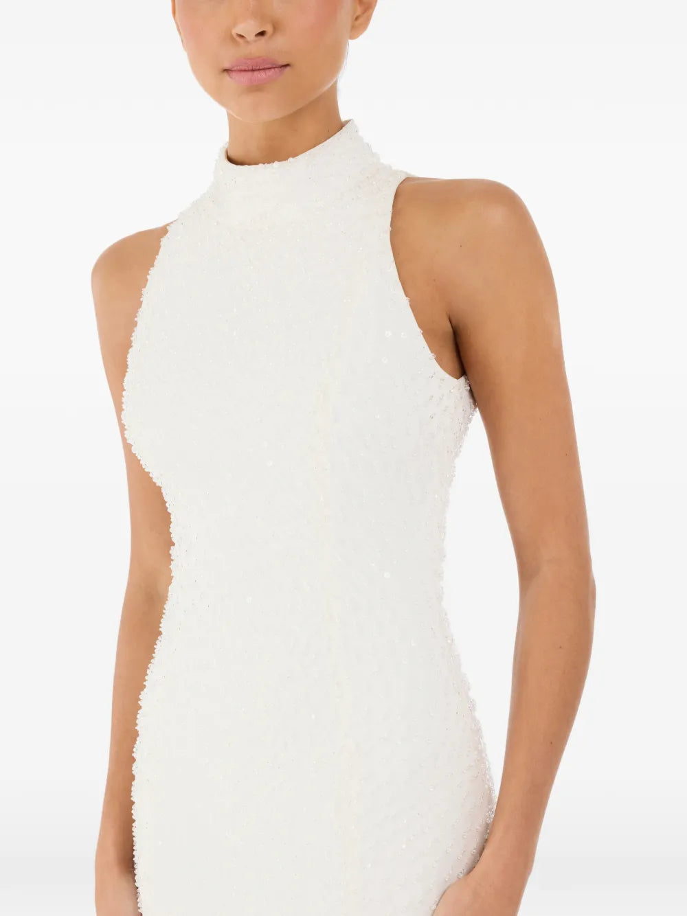 Jenny Packham Mischief Embellished High Neck Maxi Dress