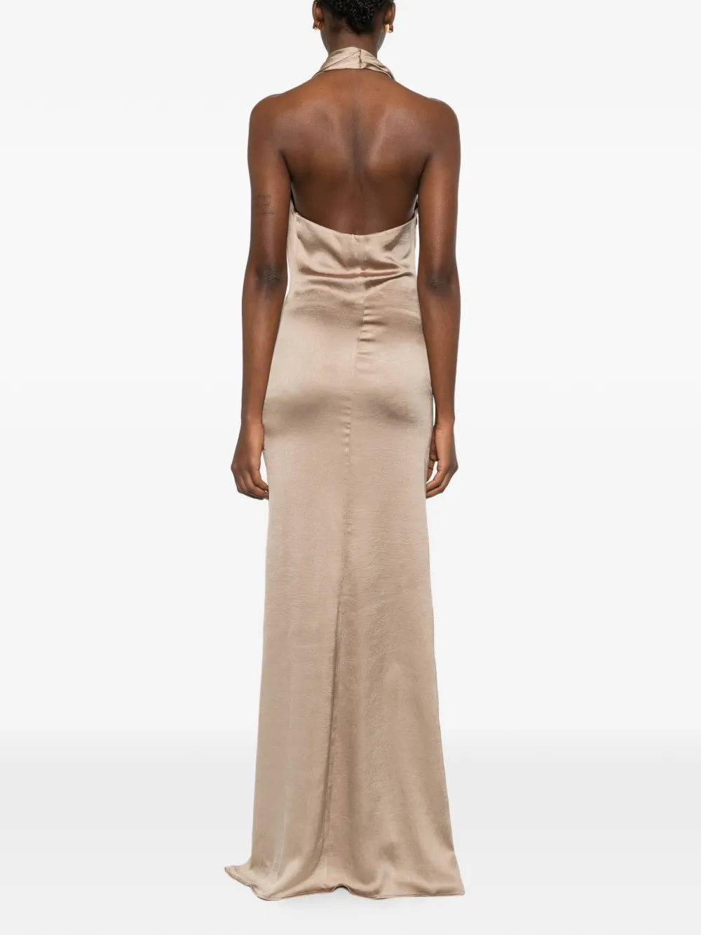 Blumarine Draped Halterneck Dress