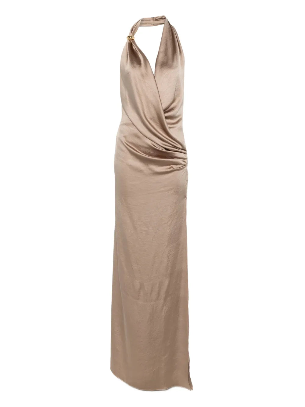 Blumarine Draped Halterneck Dress
