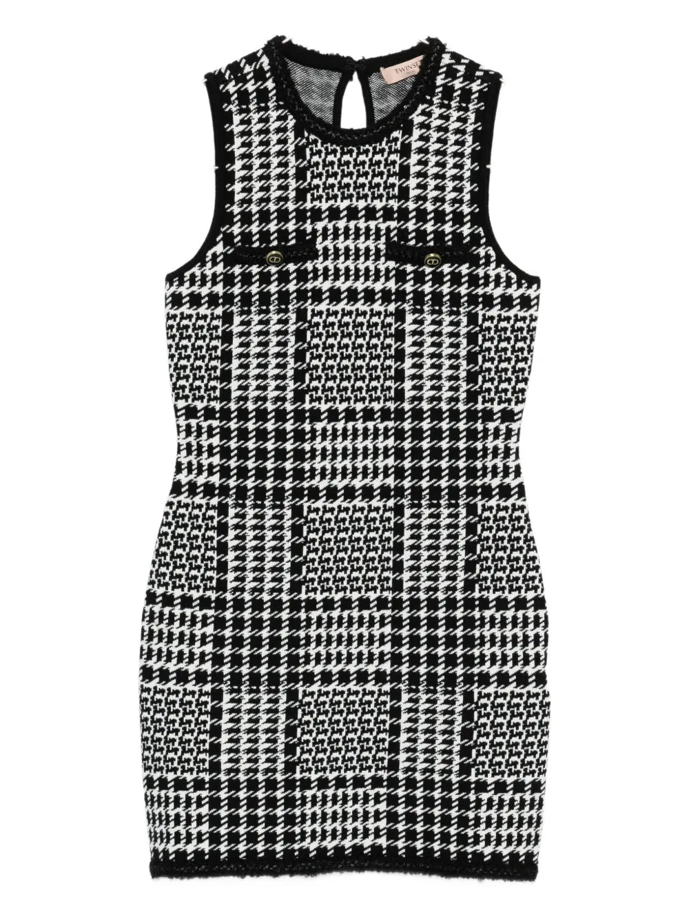 Twinset Checked Mini Dress