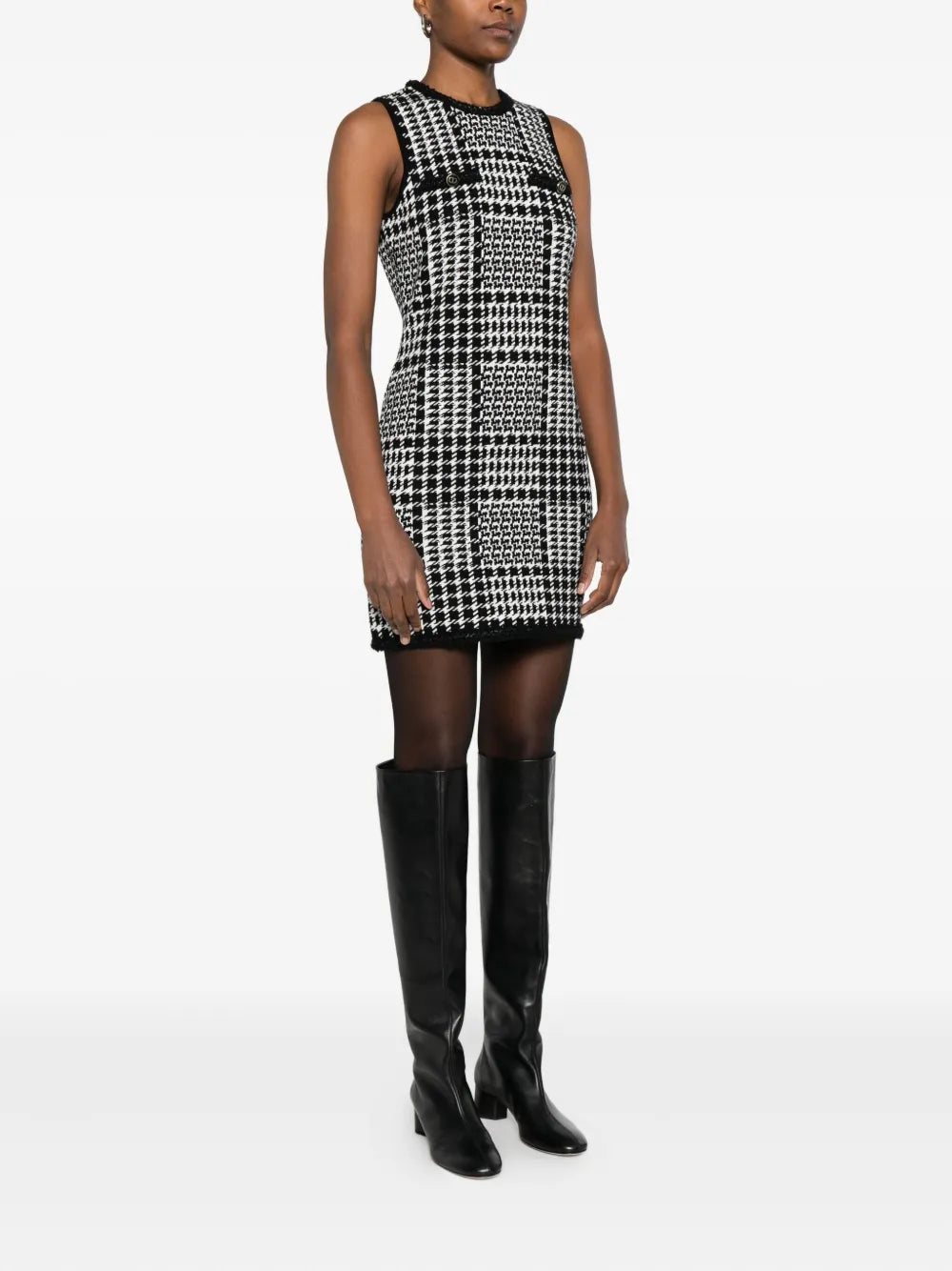 Twinset Checked Mini Dress