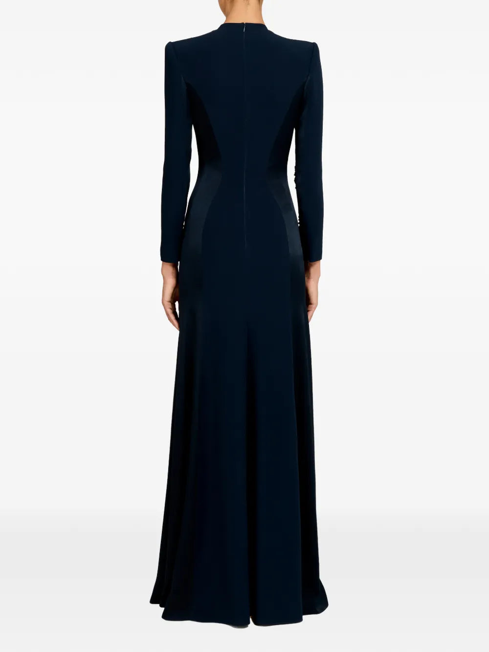 Jenny Packham Ghost Orchid Embellished Long Sleeve Maxi Dress