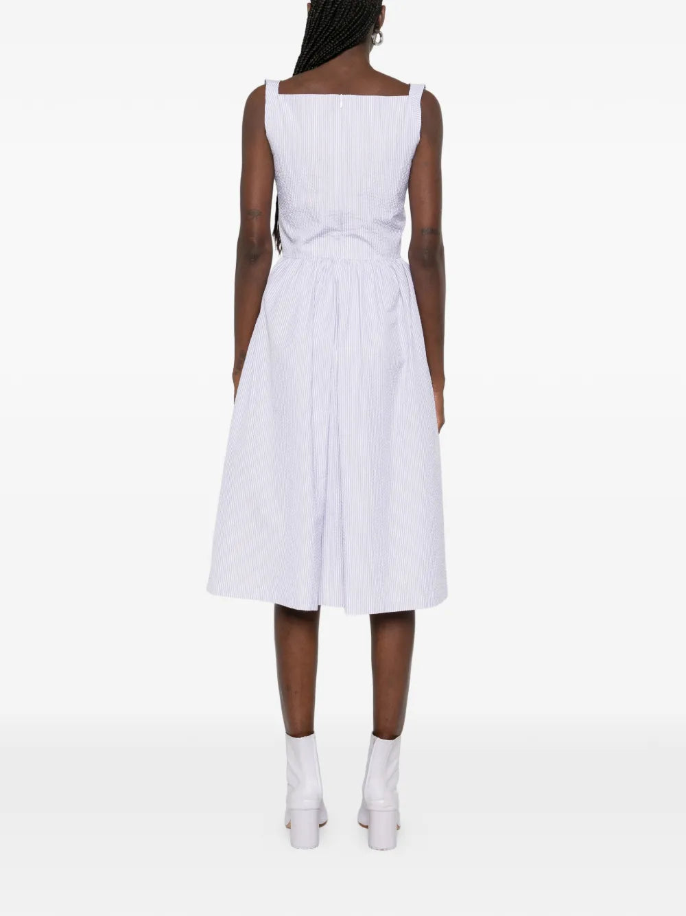 Vivienne Westwood Sunday Striped Pattern Mini Dress