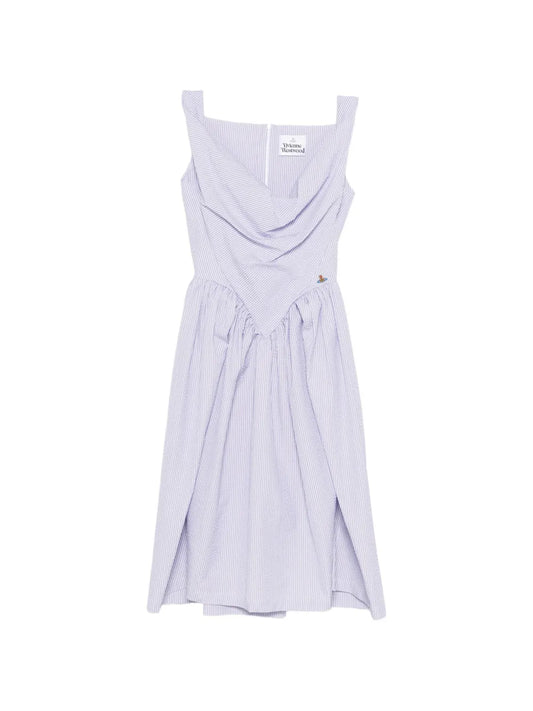 Vivienne Westwood Sunday Striped Pattern Mini Dress