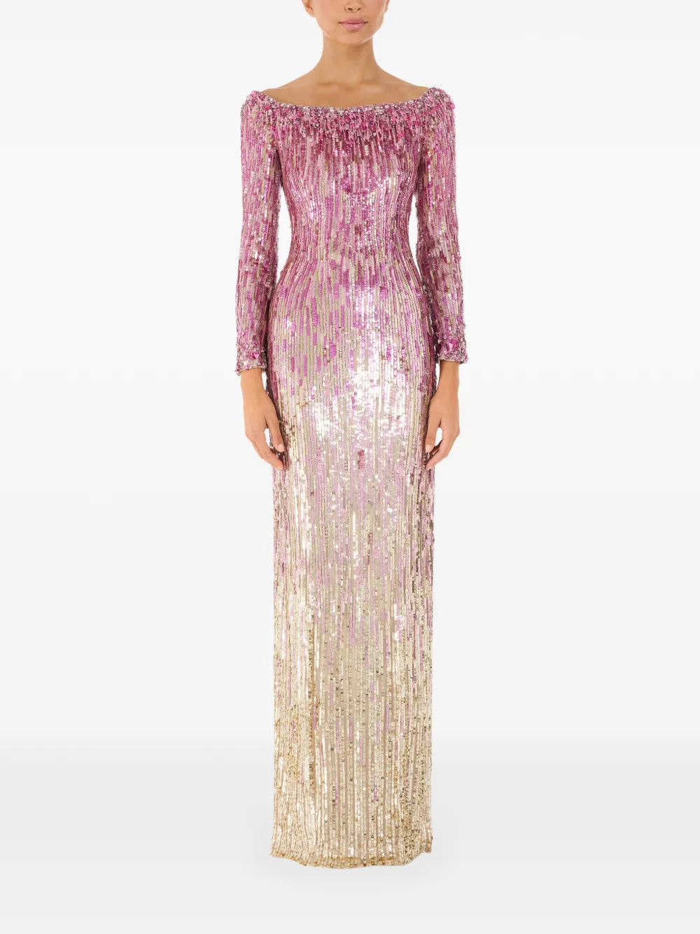 Jenny Packham Marnie Sequin Maxi Dress