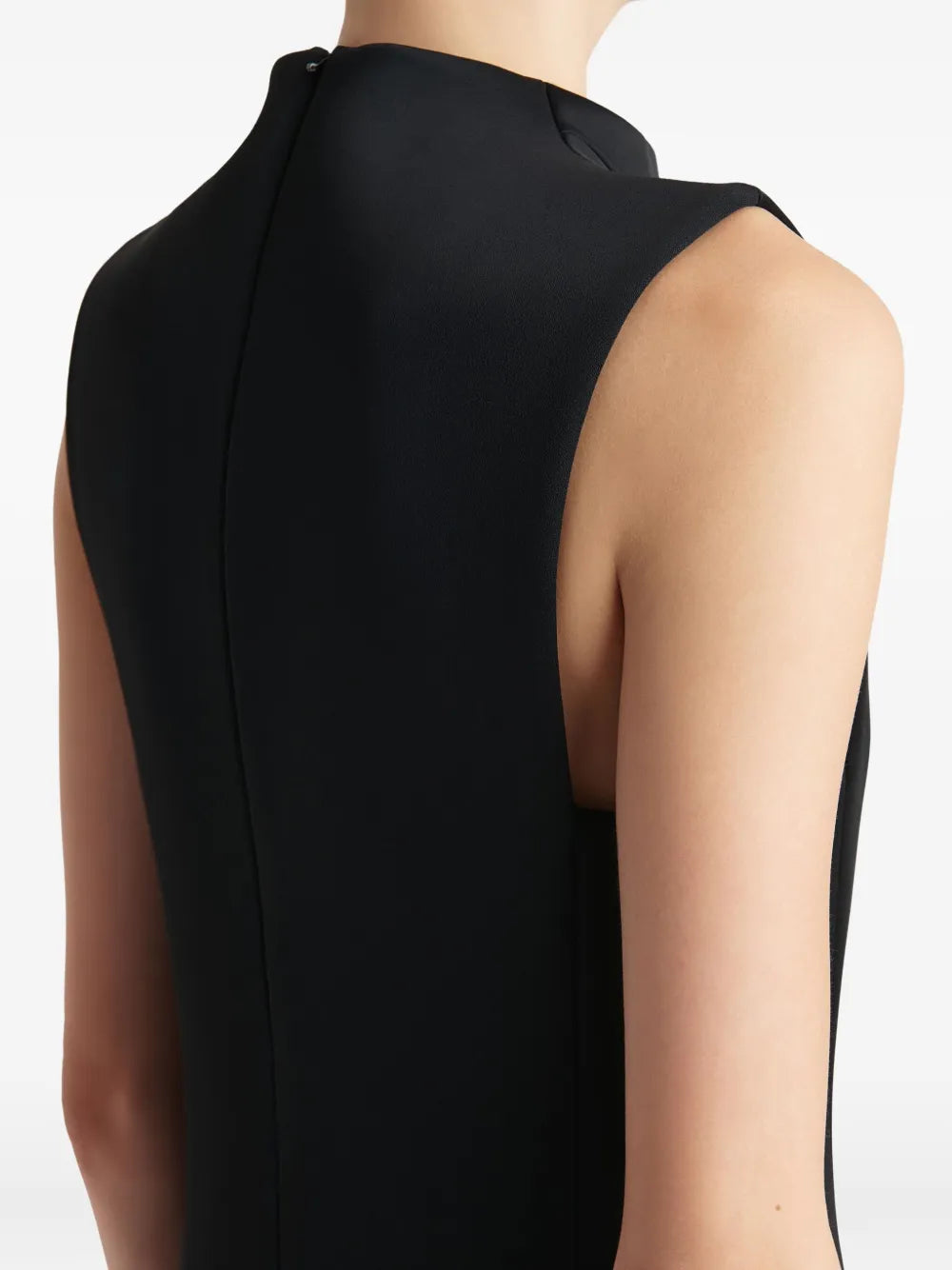 Khaite Slit Detail Sleeveless Midi Dress