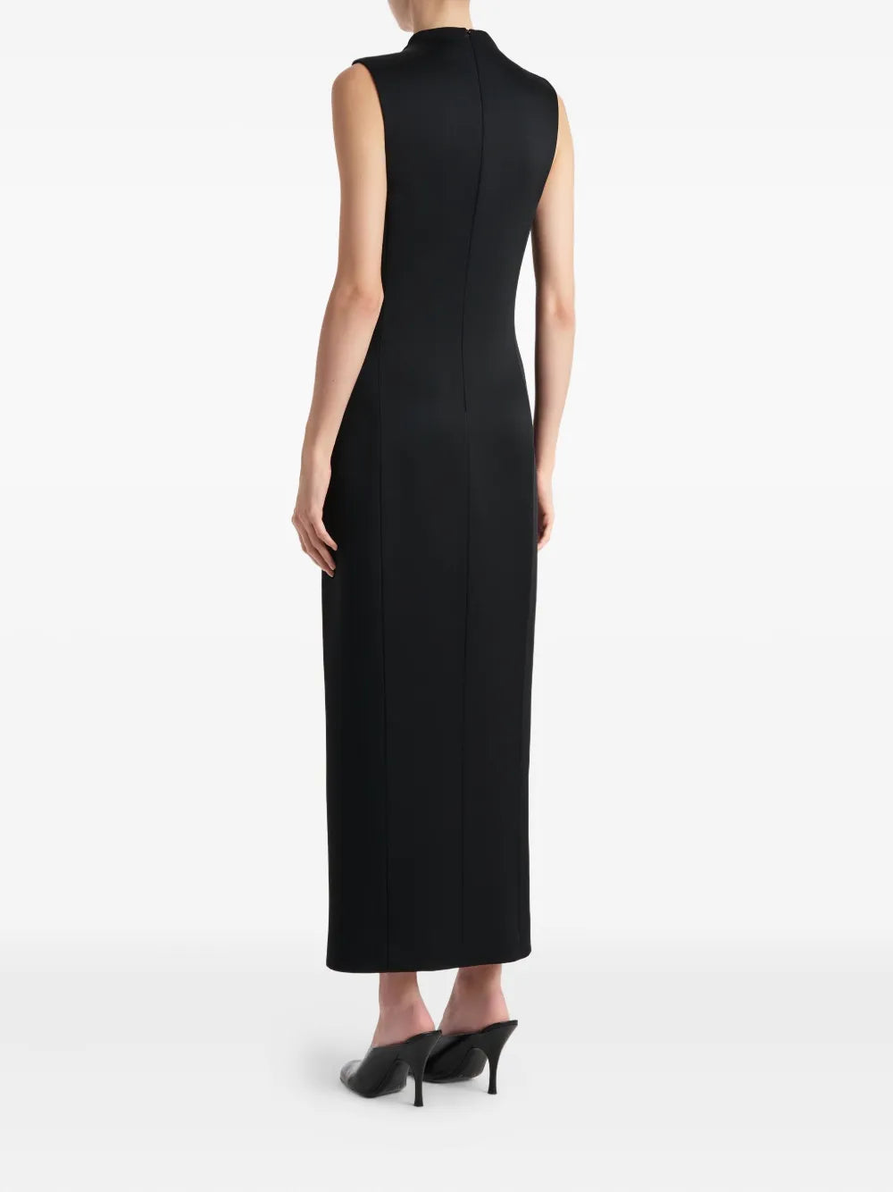 Khaite Slit Detail Sleeveless Midi Dress