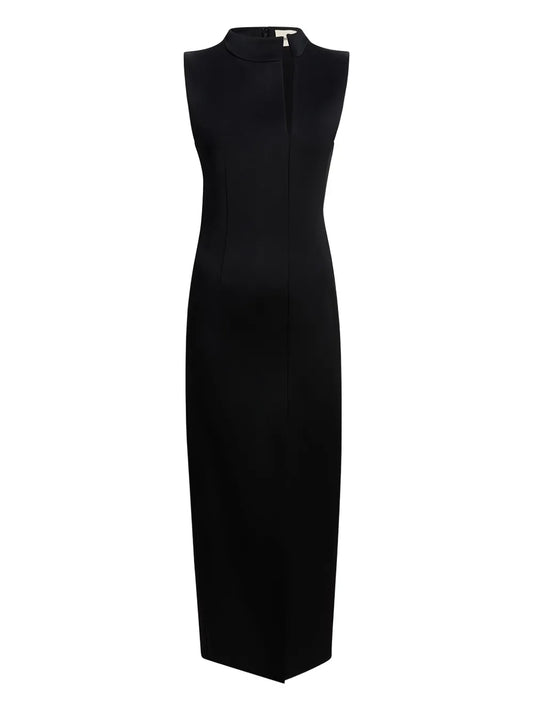 Khaite Slit Detail Sleeveless Midi Dress