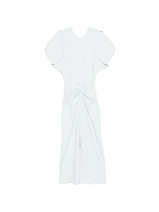 Victoria Beckham Gathered Waist Midi Dress