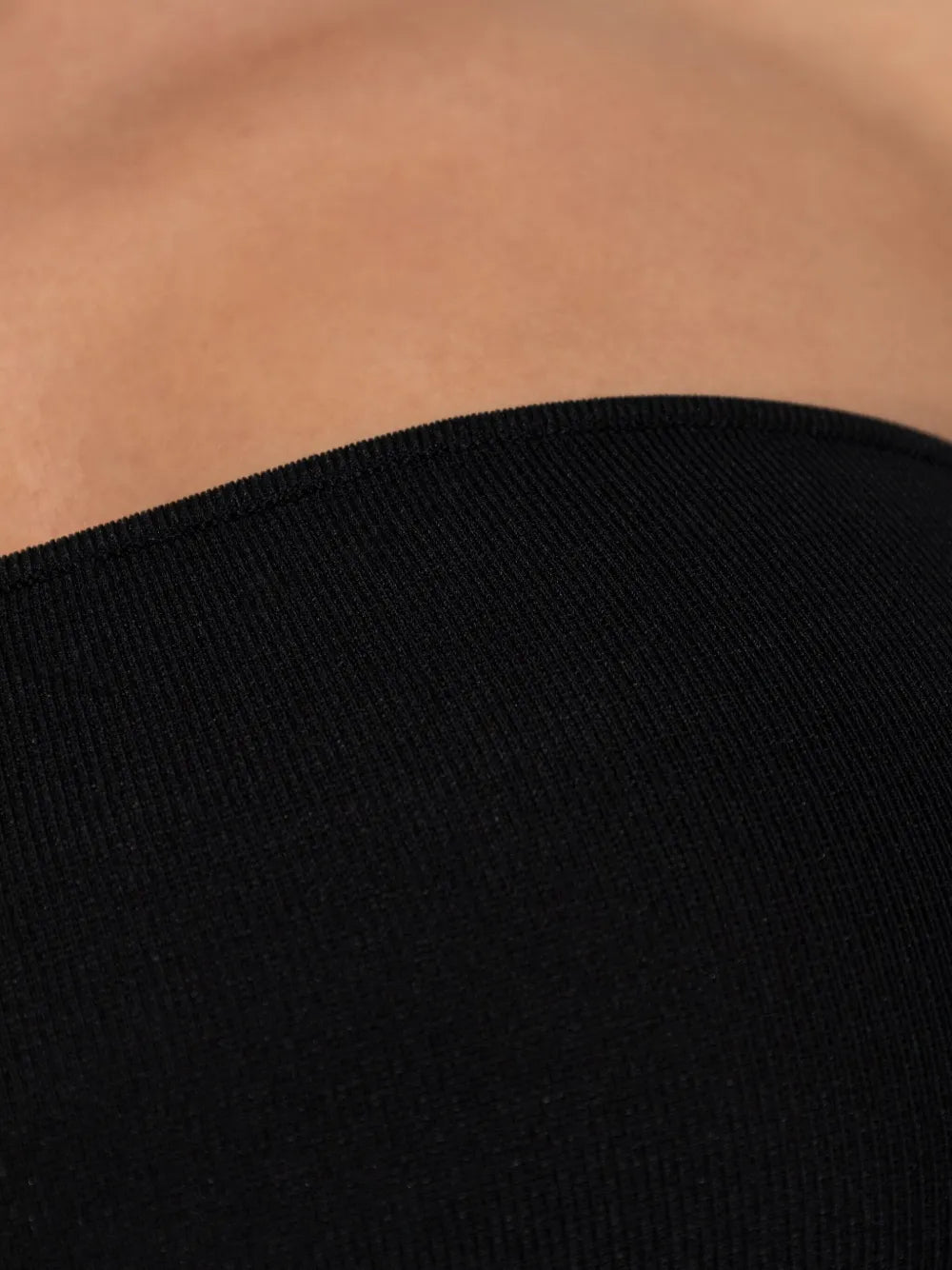 Entire Studios Strapless Ribbed Midi Dress