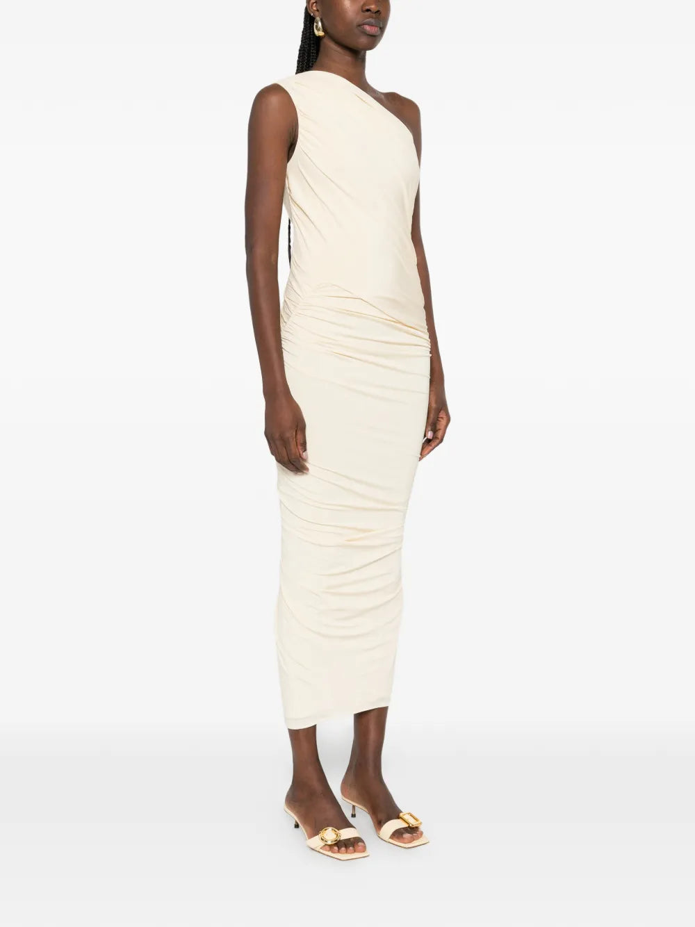 Tove One Shoulder Ruched Dress