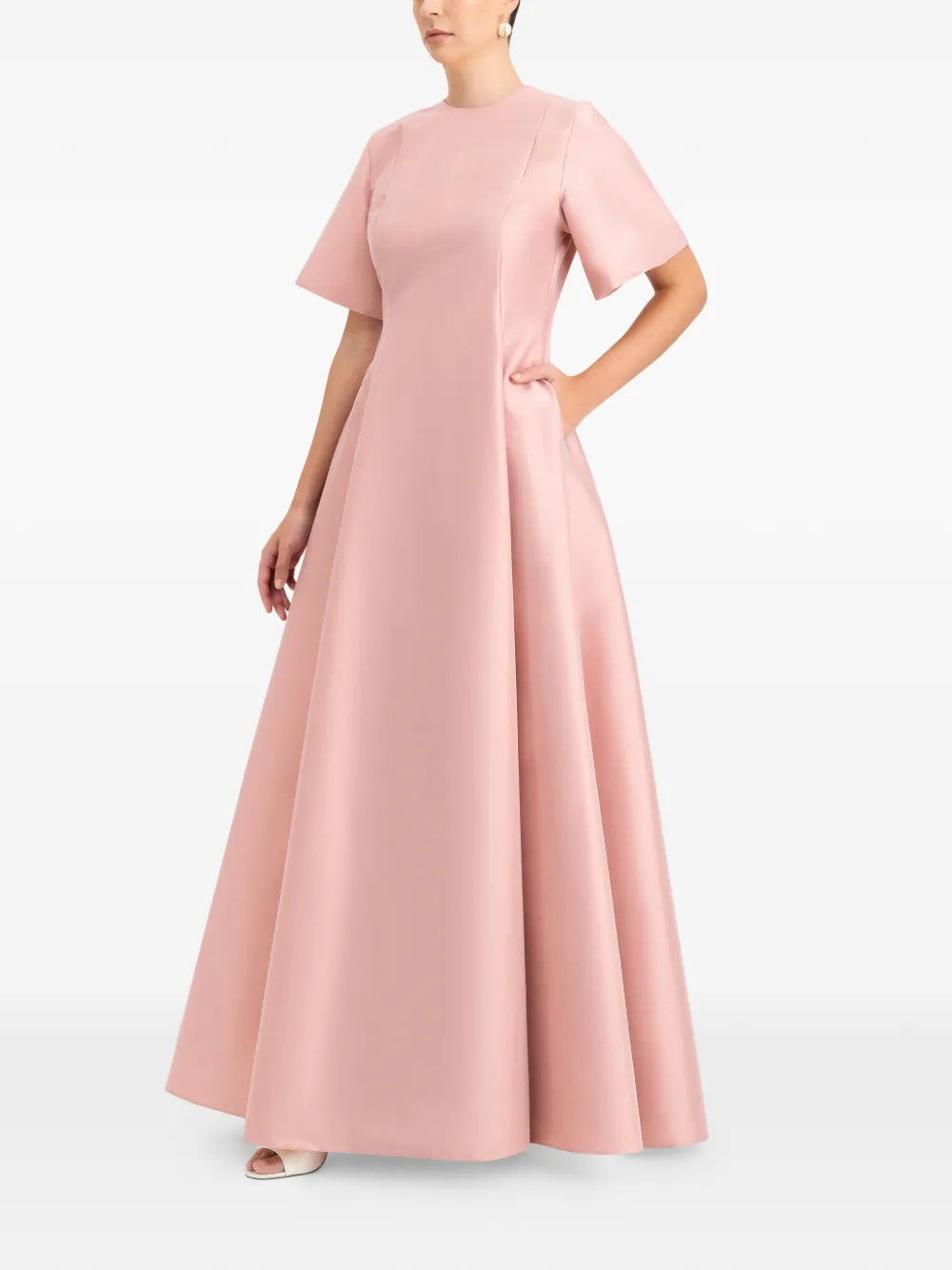 Bernadette Madeline Flared Short Sleeve Maxi Dress