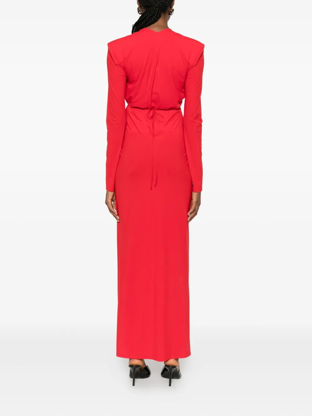 Amazuin V Neck Maxi Dress
