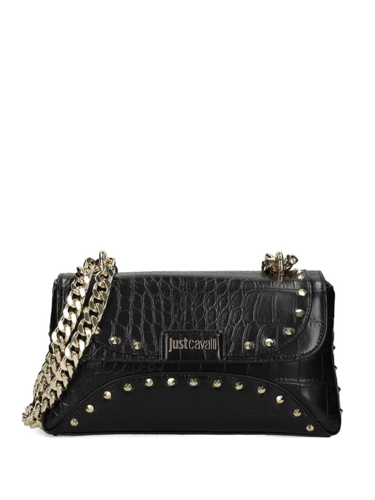 Just Cavalli Stud Embellished Shoulder Bag