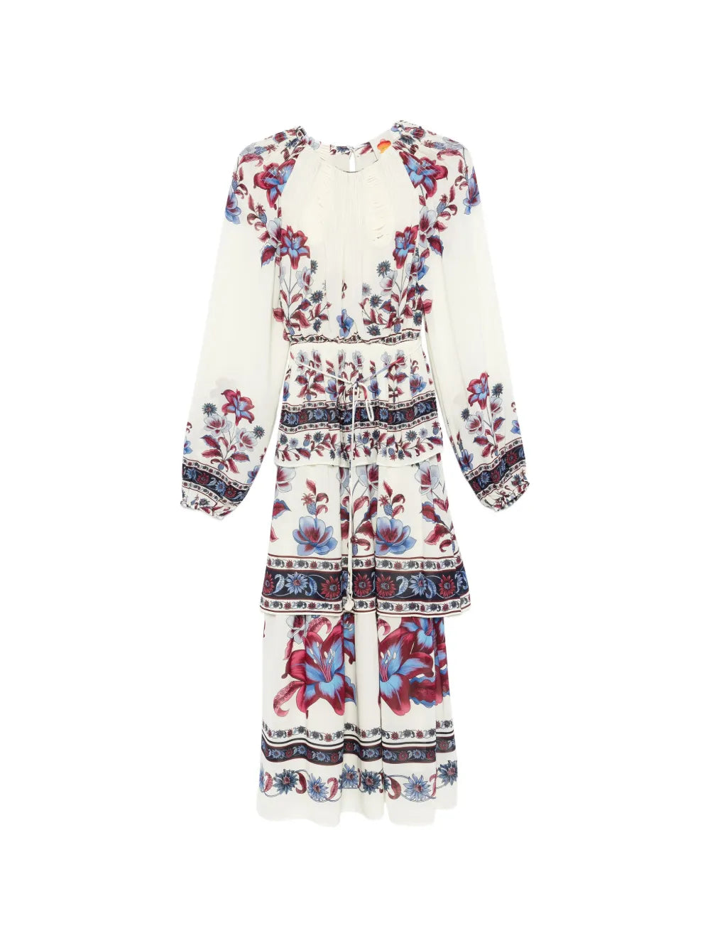 Farm Rio Malu Winter Floral Print Maxi Dress