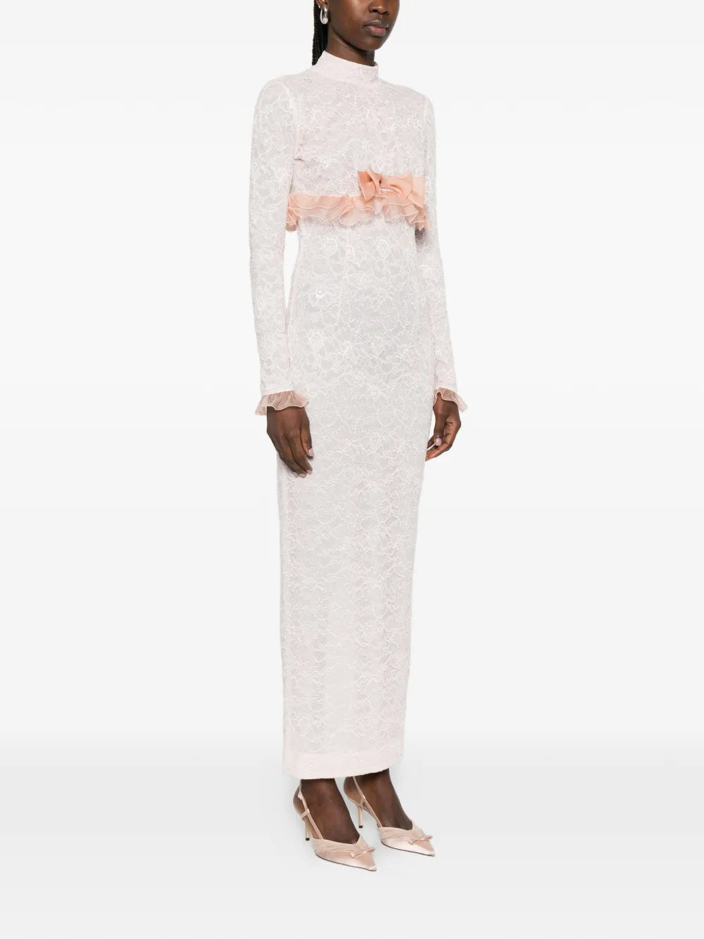 Alessandra Rich Lace Maxi Dress