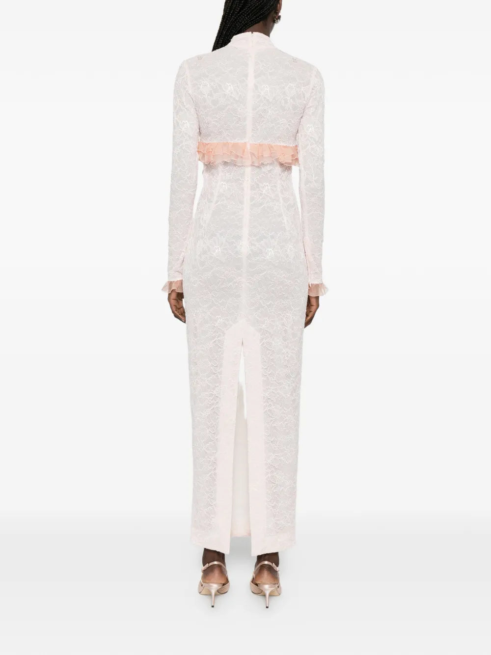 Alessandra Rich Lace Maxi Dress