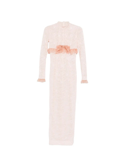 Alessandra Rich Lace Maxi Dress