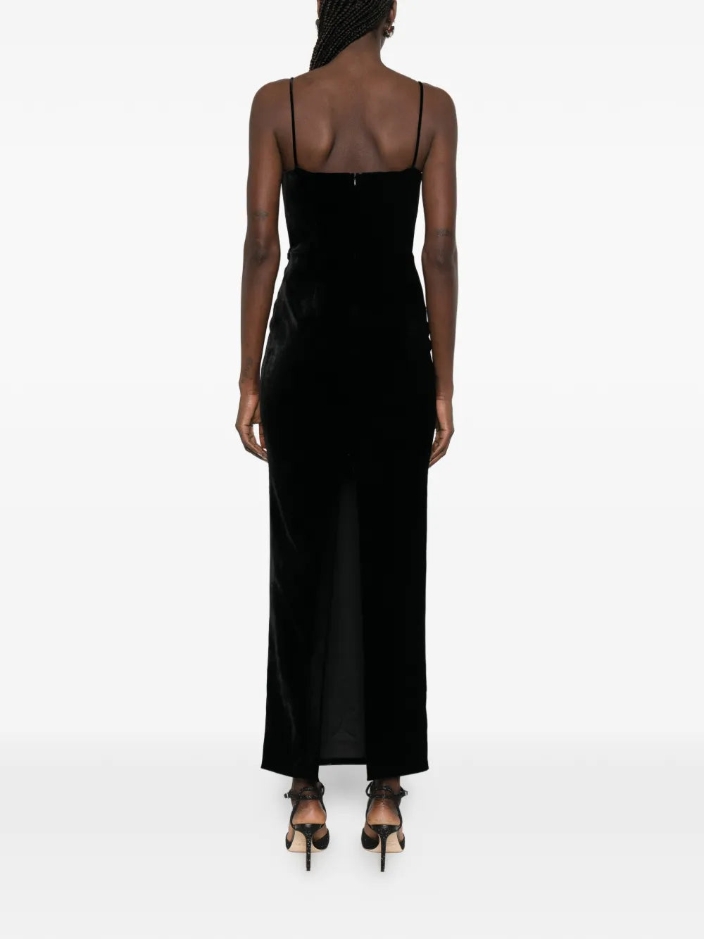 Alessandra Rich Velvet Maxi Dress