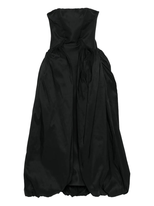 Cult Gaia Kalea Flower Strapless Dress