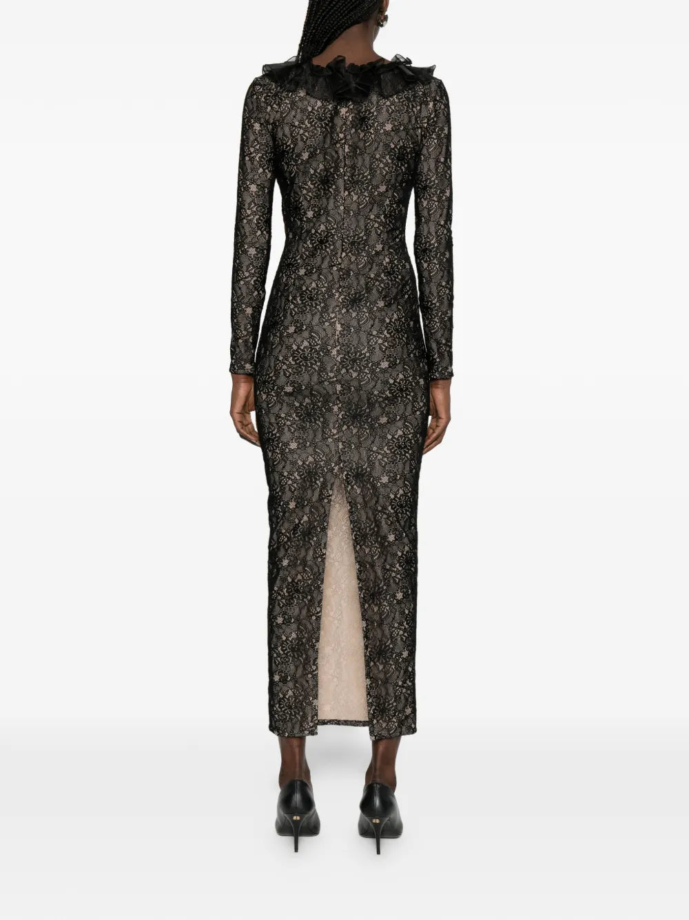 Alessandra Rich Lace Maxi Dress
