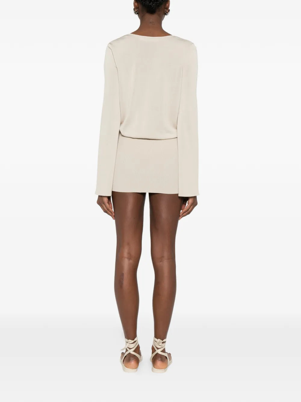 Aya Muse V Neck Flared Dress
