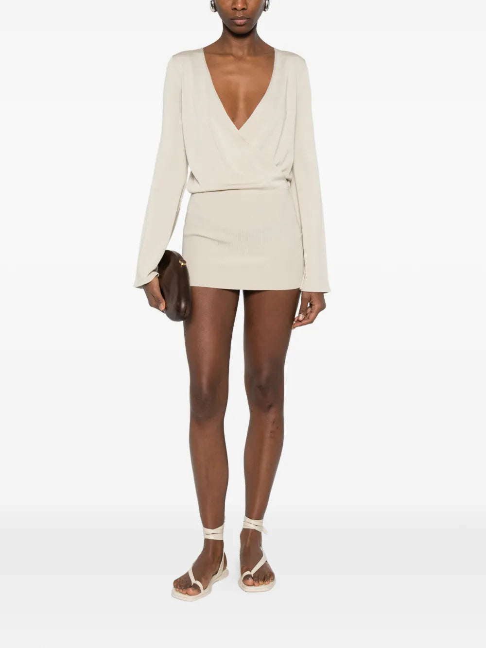 Aya Muse V Neck Flared Dress
