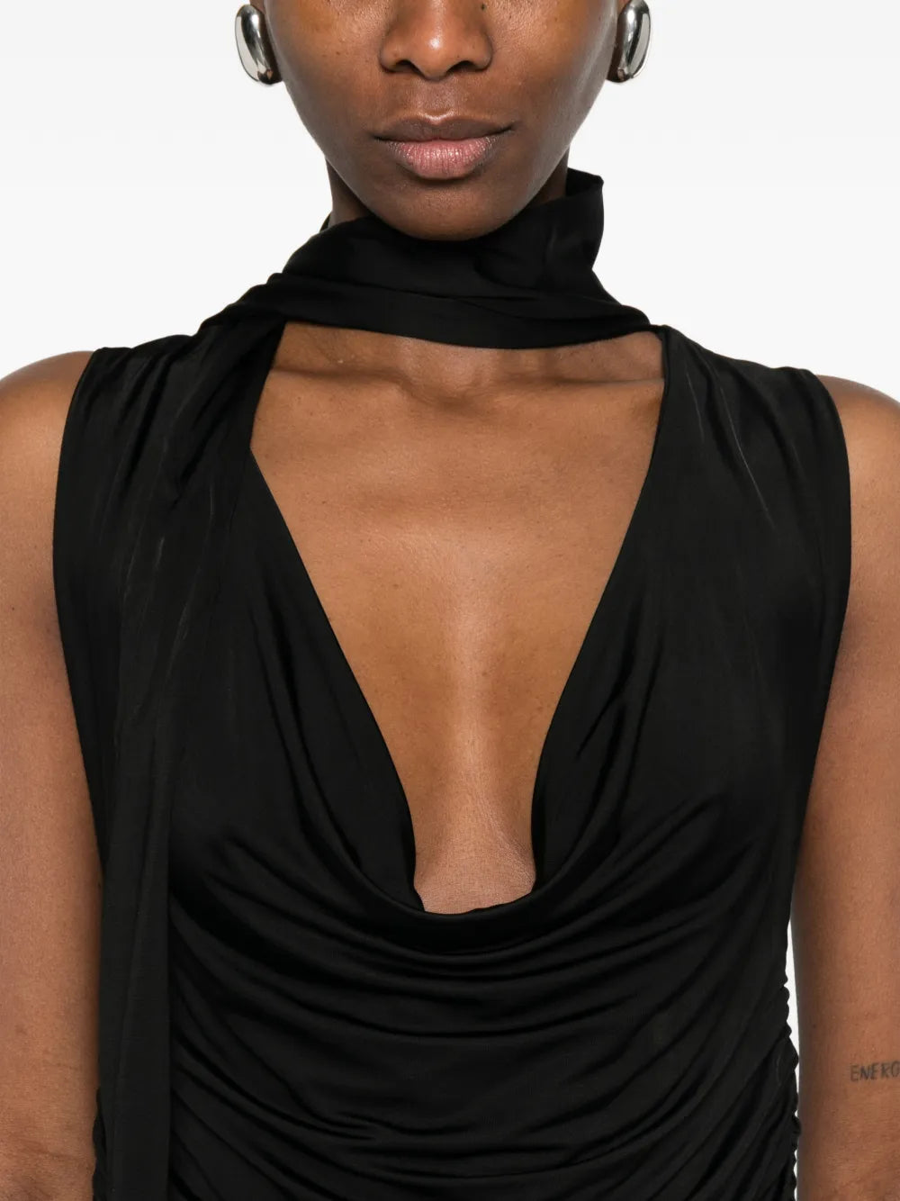 Aya Muse Brise Tie Draped Dress