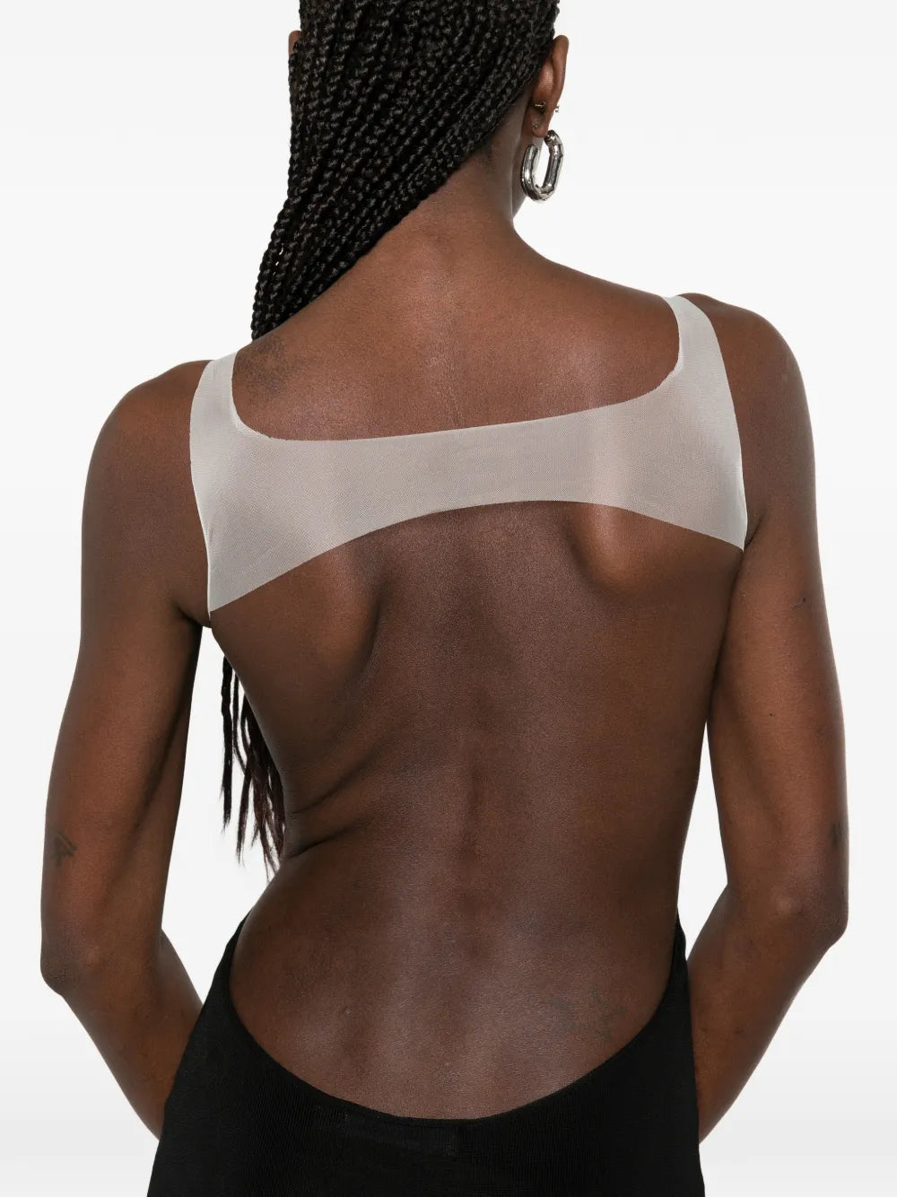 Aya Muse Semi Sheer Maxi Dress