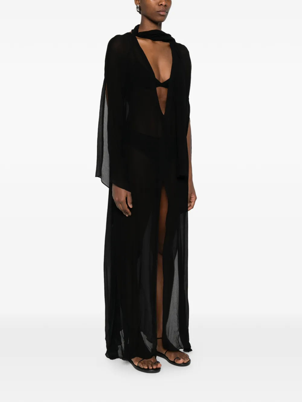 Aya Muse Avira V Neck Maxi Dress