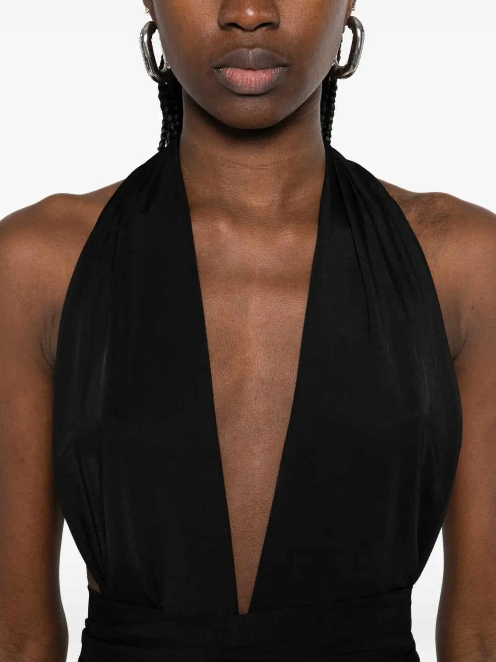Aya Muse Zirra V Neck Midi Dress