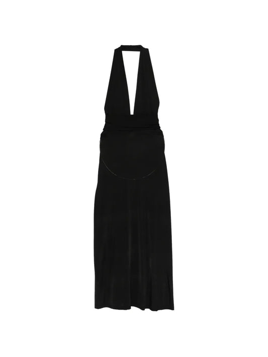 Aya Muse Zirra V Neck Midi Dress