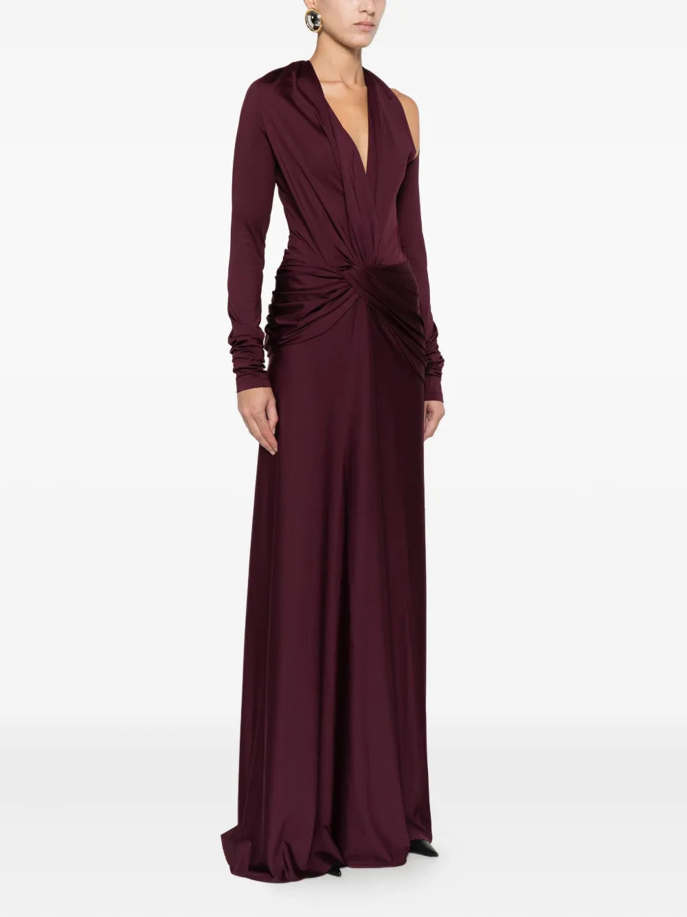 Victoria Beckham Twisted Long Sleeve Dress