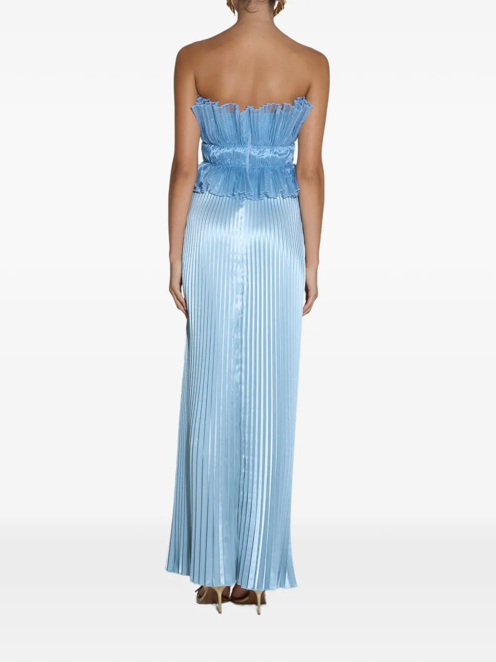 Lidee Peplum Waist Maxi Dress