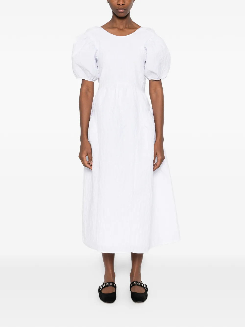 Cecilie Bahnsen Catrine Puffed Midi Dress