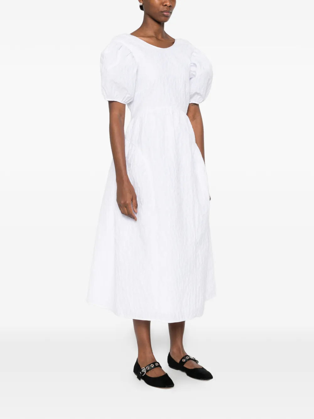 Cecilie Bahnsen Catrine Puffed Midi Dress
