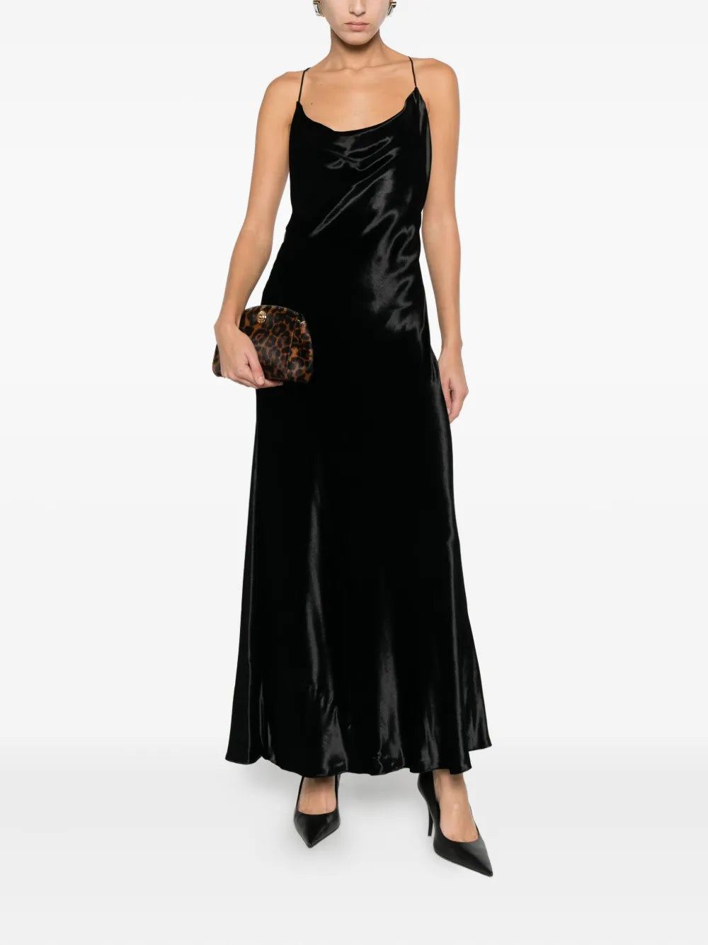 Alberta Ferretti Scoop Neck Dress