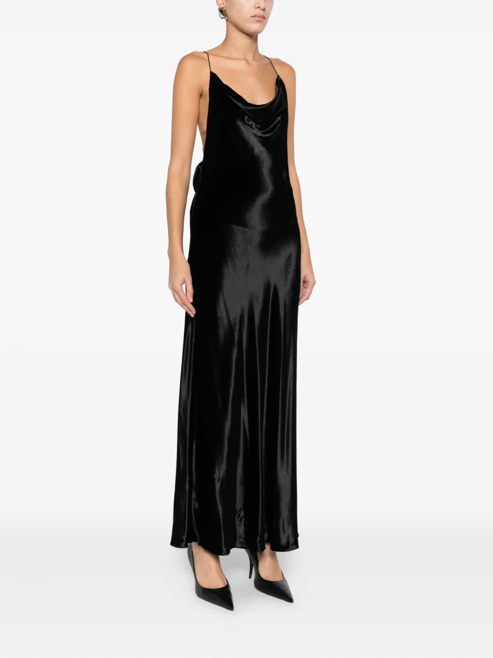 Alberta Ferretti Scoop Neck Dress