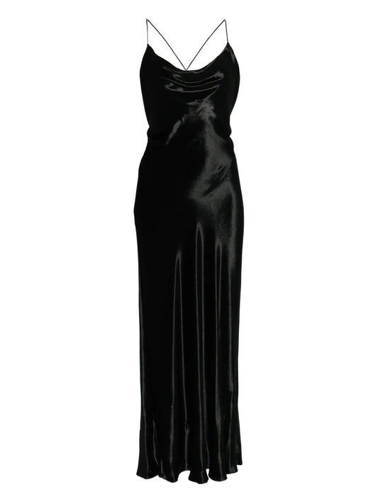 Alberta Ferretti Scoop Neck Dress